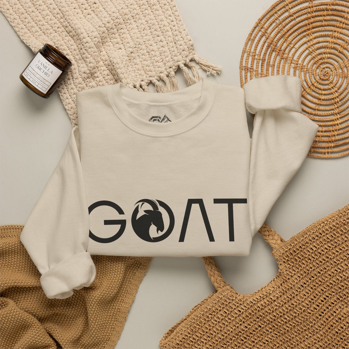 GOAT Sweatshirt Premium Design SKIALFA Unisex