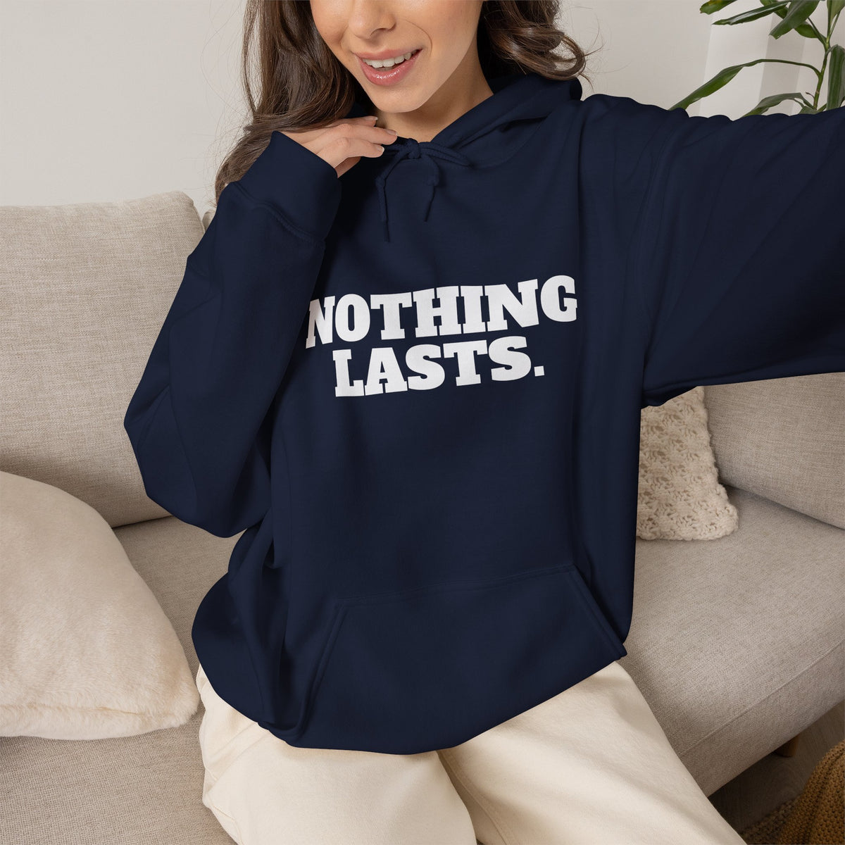 NOTHING LASTS Hoodie Premium Design SKIALFA Unisex