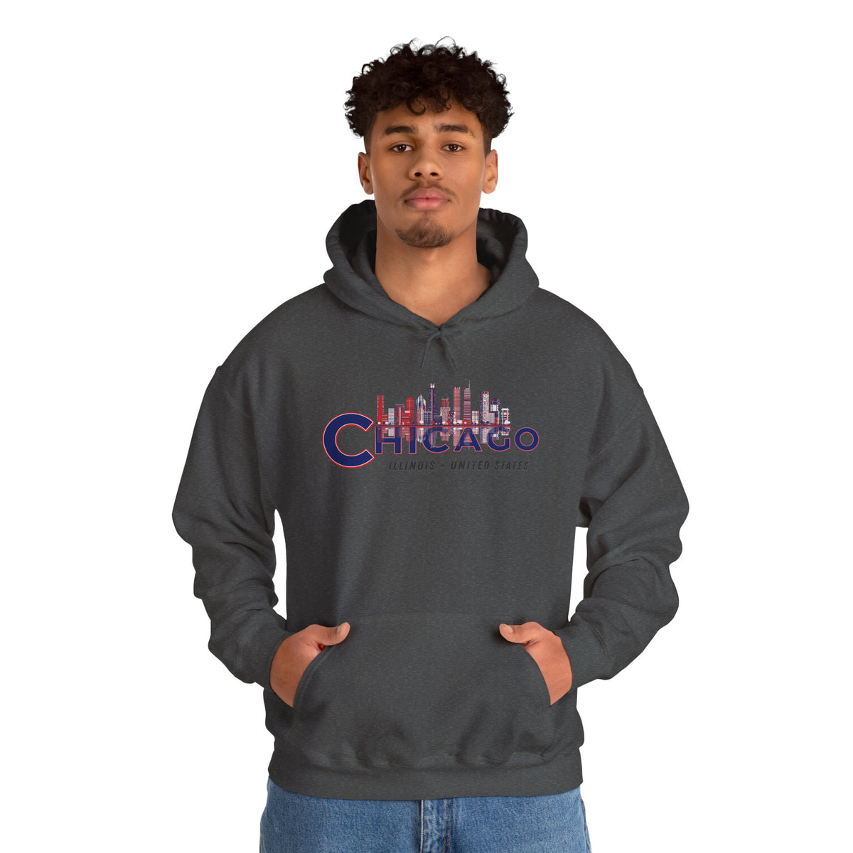 CHICAGO Hoodie Premium Design SKIALFA Unisex