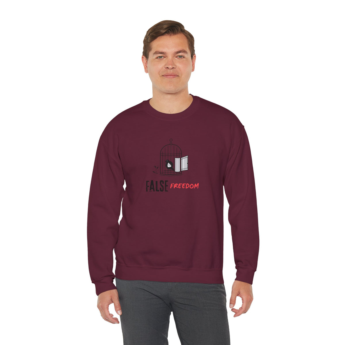 FALSE FREEDOM Sweatshirt Premium Design SKIALFA Unisex