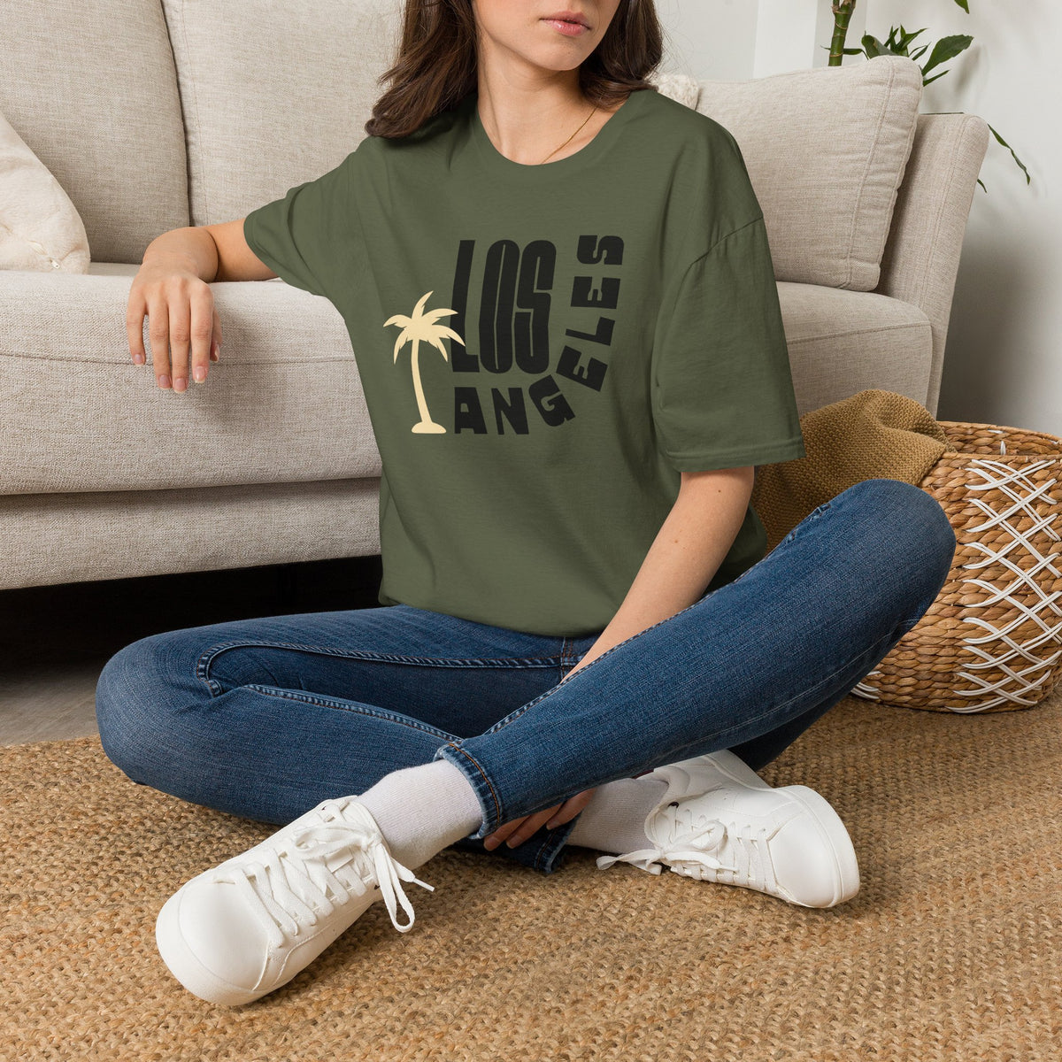 LOS ANGELES T-Shirt Premium Design SKIALFA Unisex
