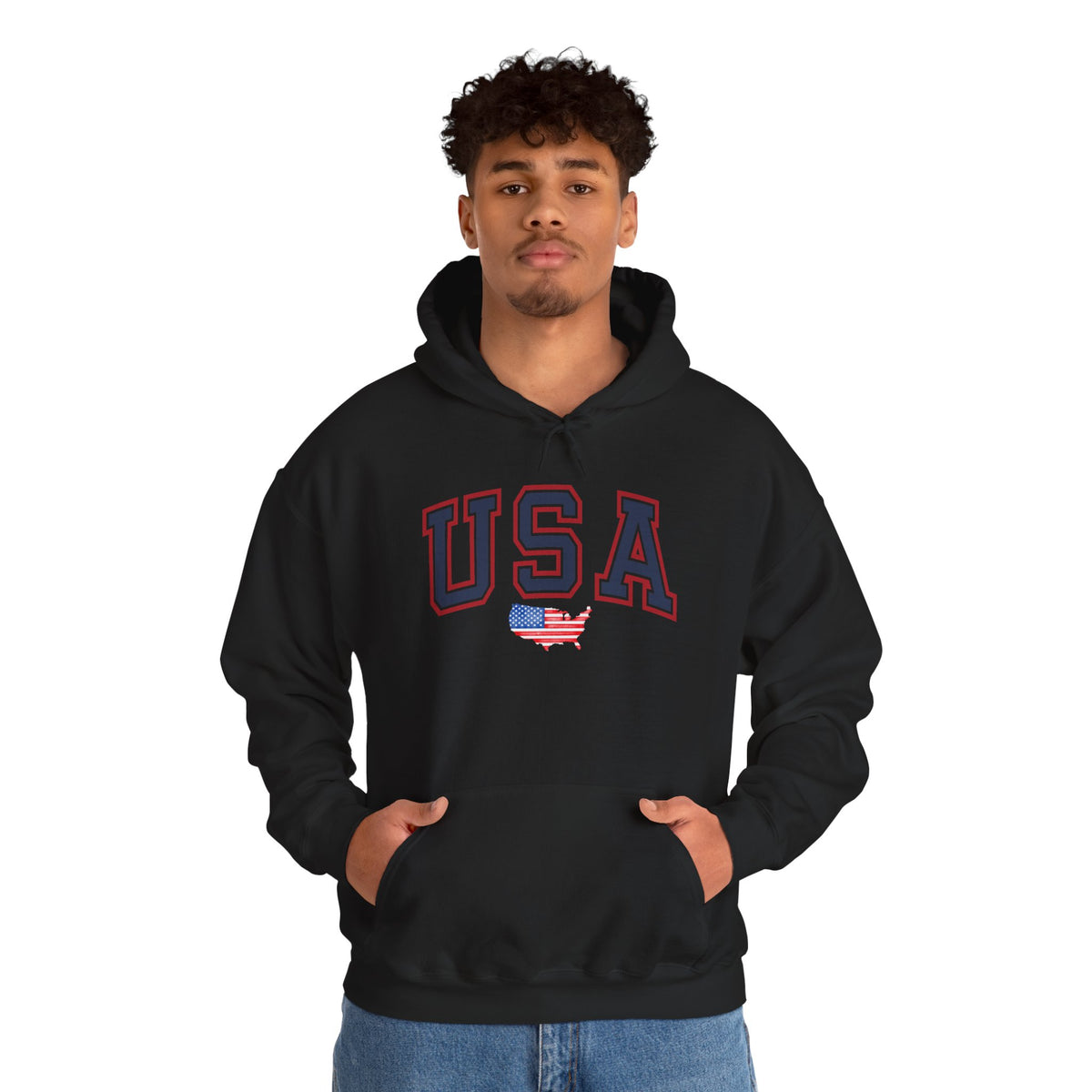 USA Hoodie Premium Design SKIALFA Unisex