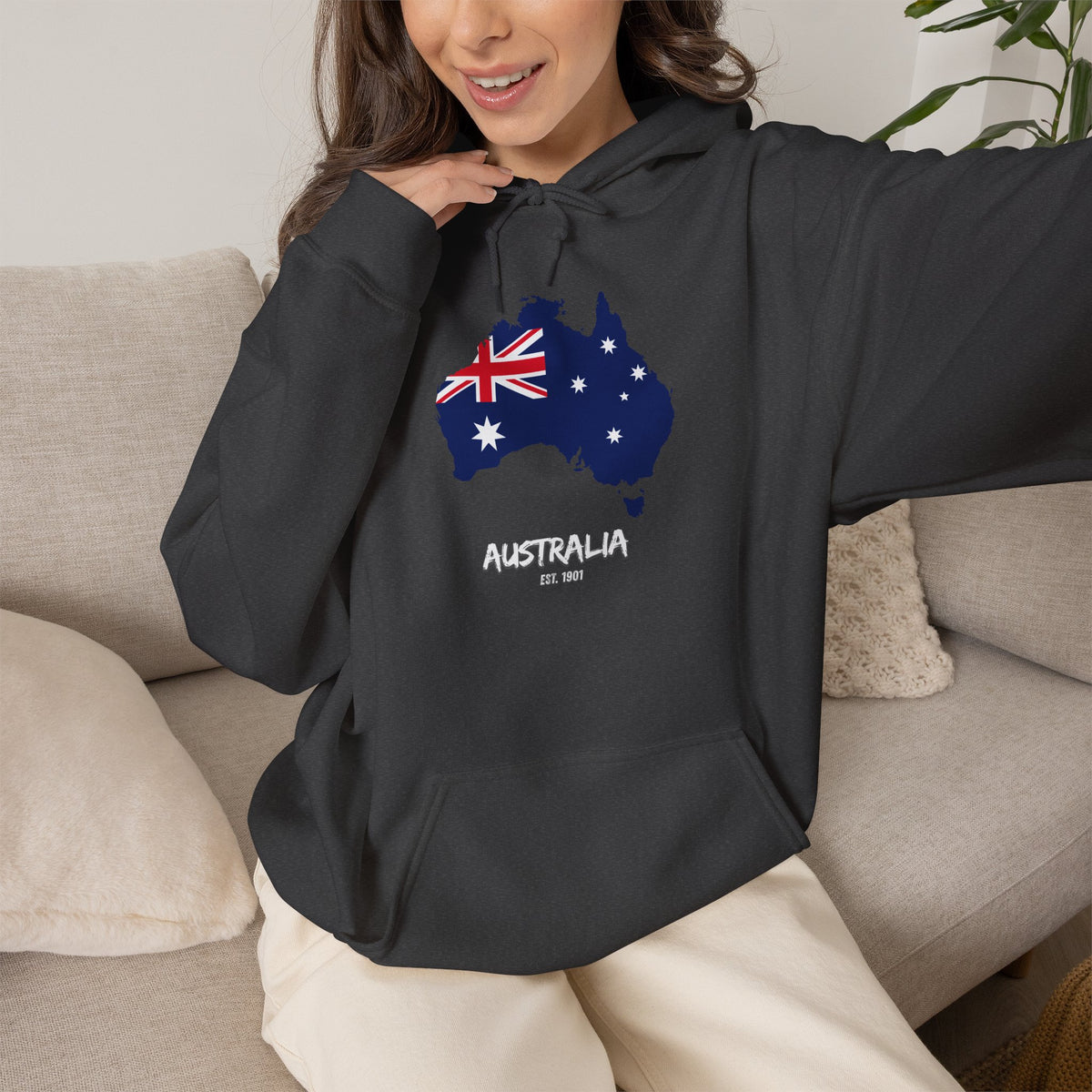 AUSTRALIA Hoodie Premium Design SKIALFA Unisex
