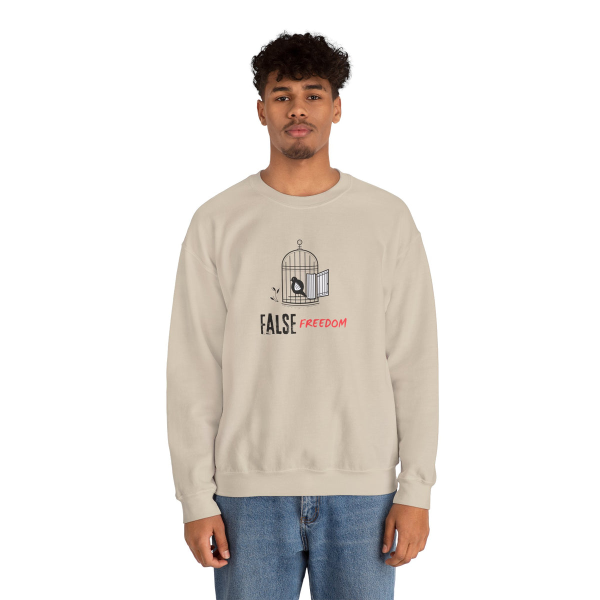 FALSE FREEDOM Sweatshirt Premium Design SKIALFA Unisex