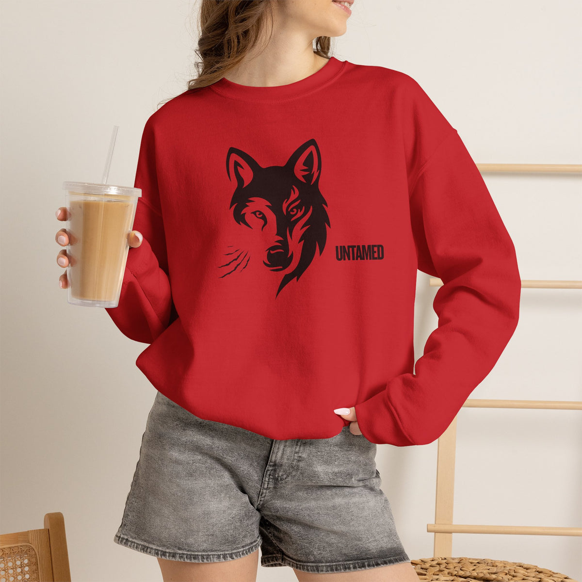 UNTAMED Sweatshirt Premium Design SKIALFA Unisex