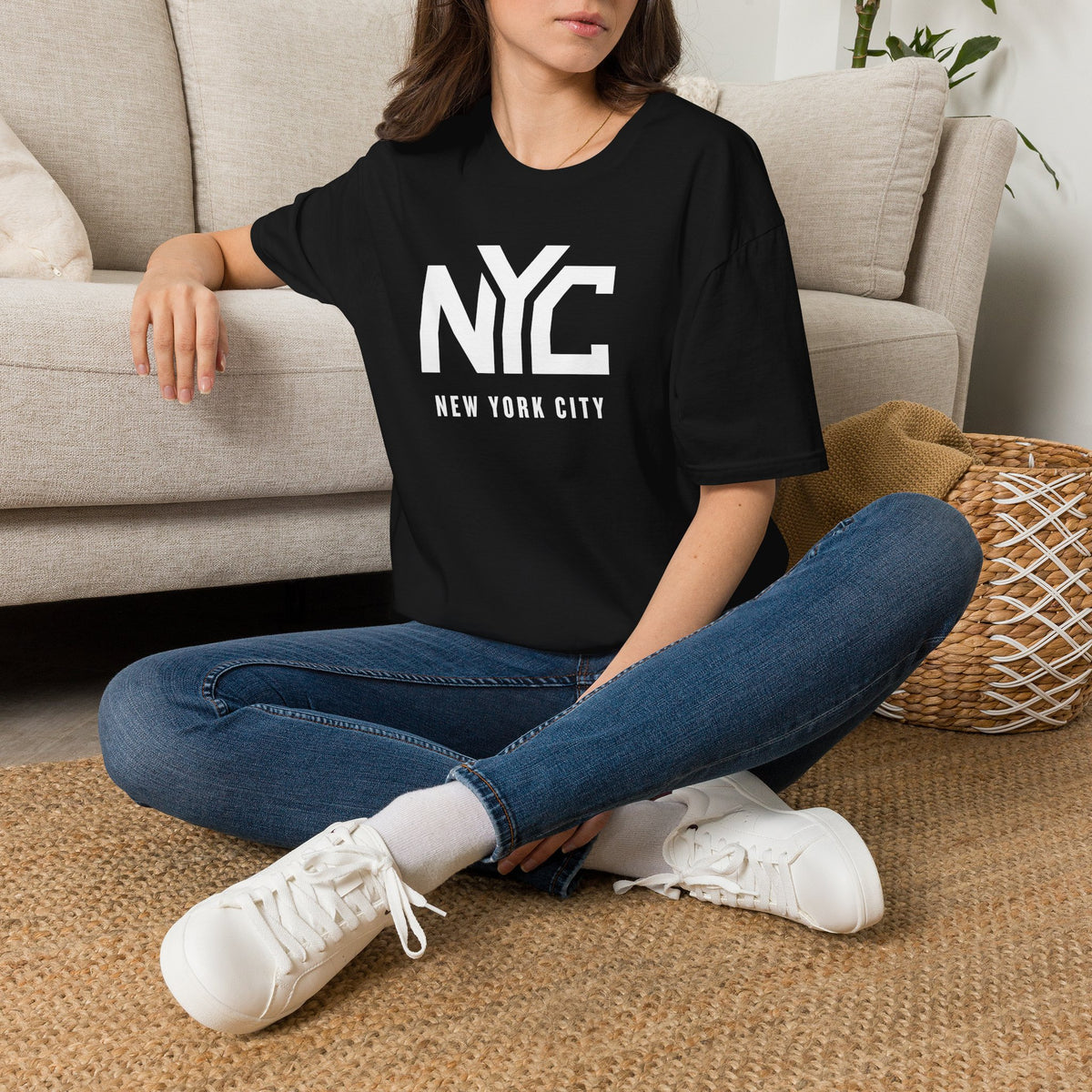 NYC New York City T-Shirt Premium Design SKIALFA Unisex