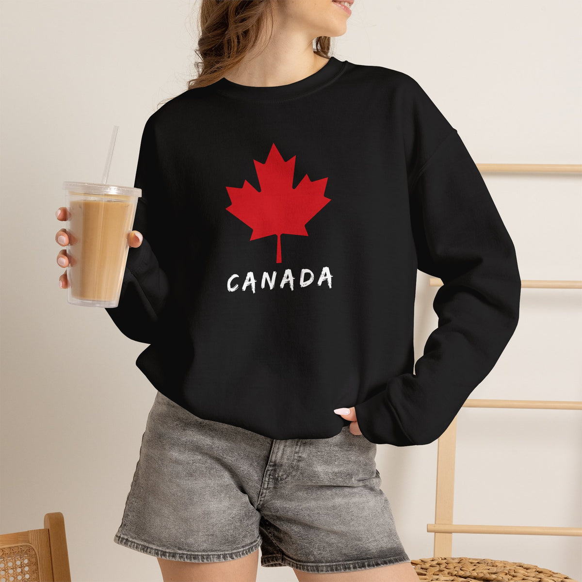 Canada Sweatshirt Premium Design SKIALFA Unisex