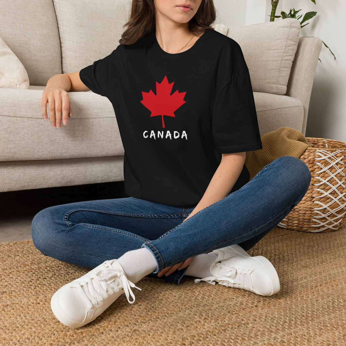 CANADA Leaf T-Shirt Premium Design SKIALFA Unisex