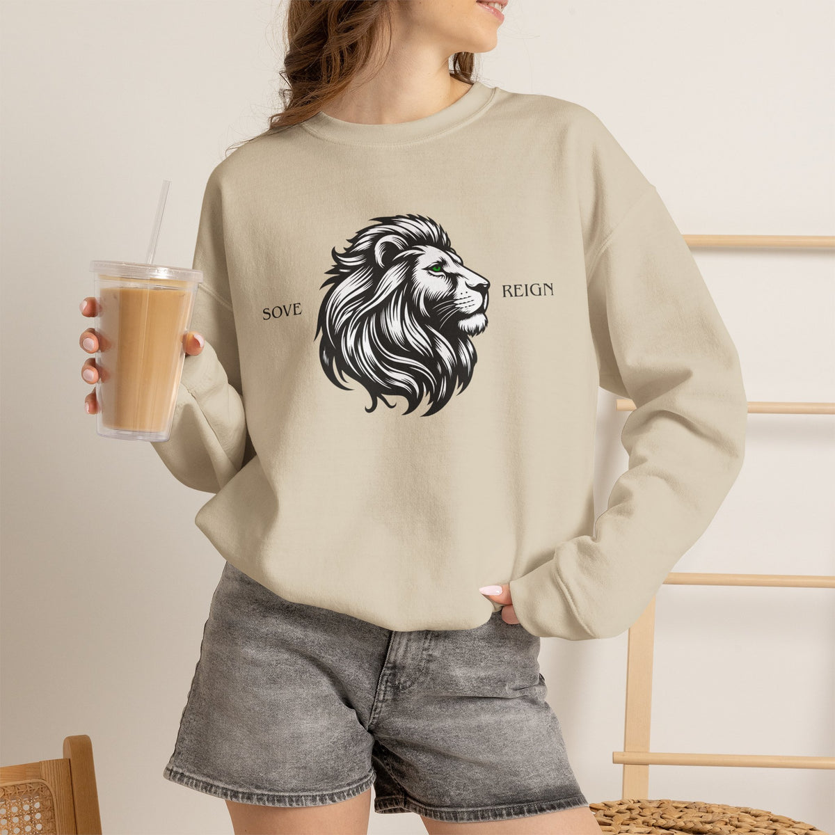 SOVEREIGN Sweatshirt Premium Desingn SKIALFA Unisex