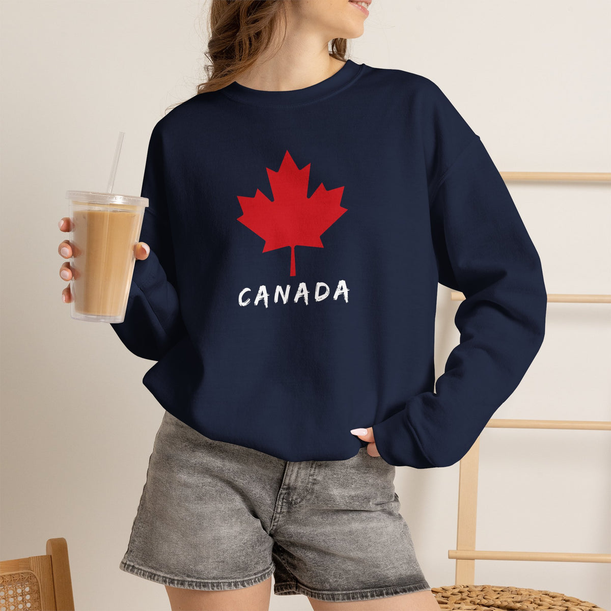 Canada Sweatshirt Premium Design SKIALFA Unisex