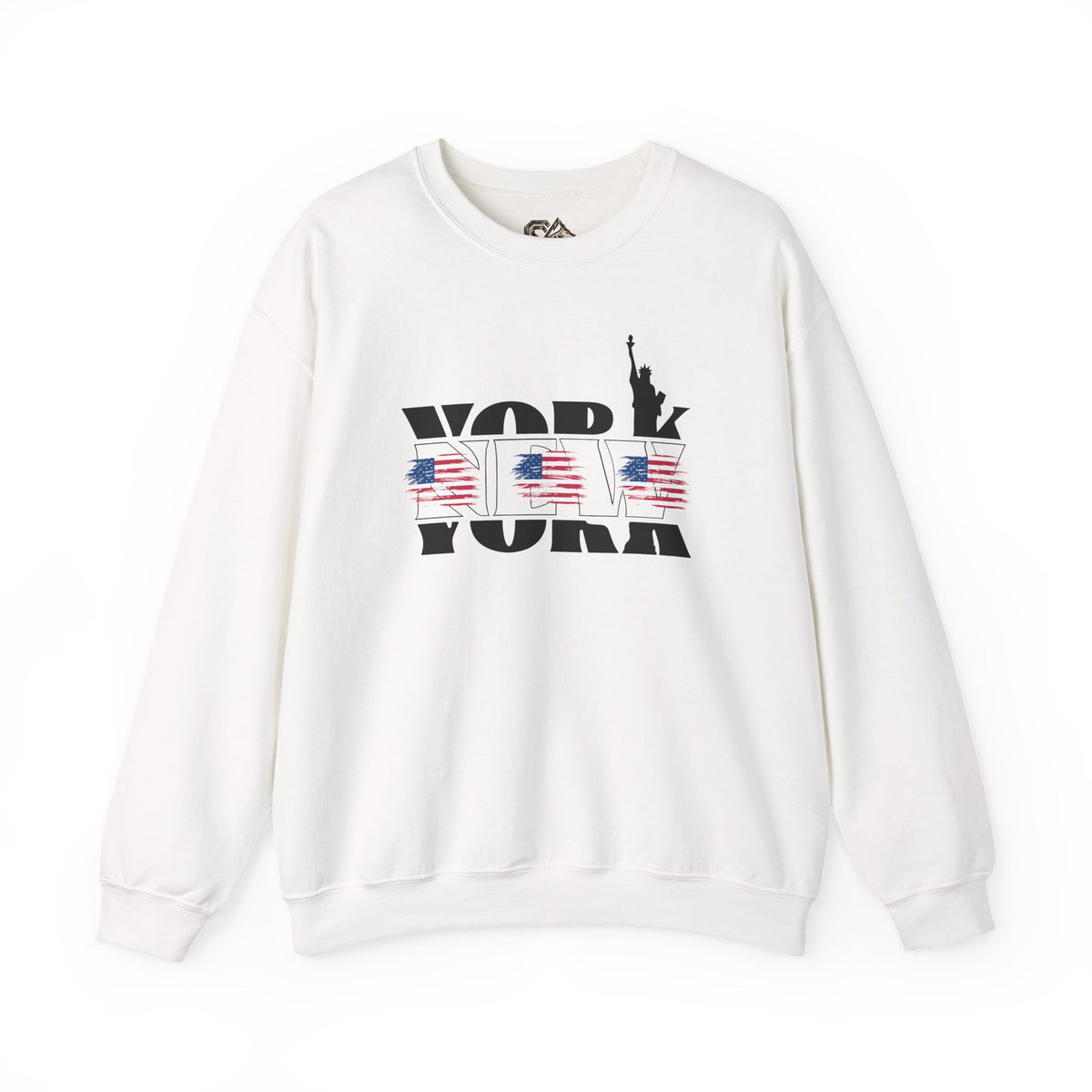 New York American Flag Sweatshirt Premium Design SKIALFA Unisex