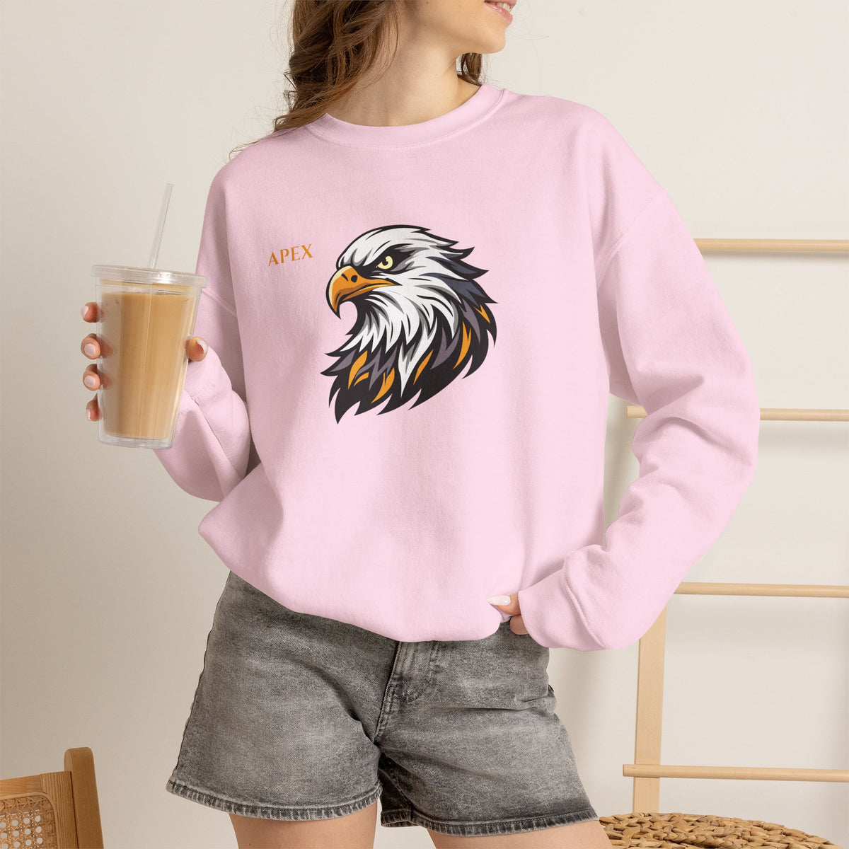 APEX Eagle Sweatshirt Premium Design SKIALFA Unisex