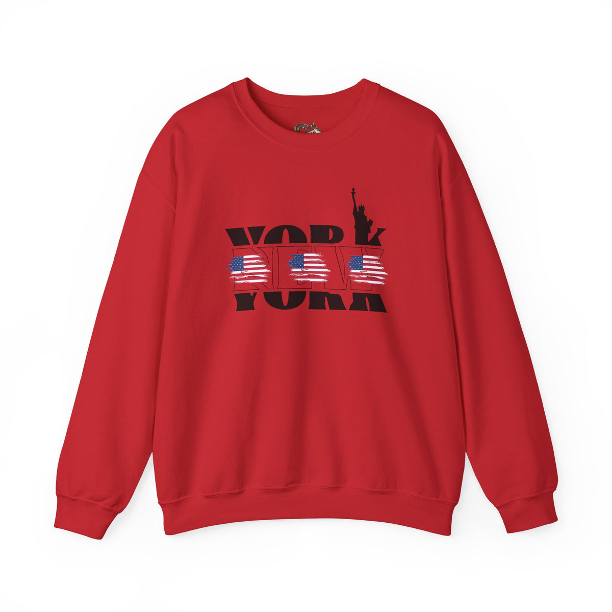 New York American Flag Sweatshirt Premium Design SKIALFA Unisex