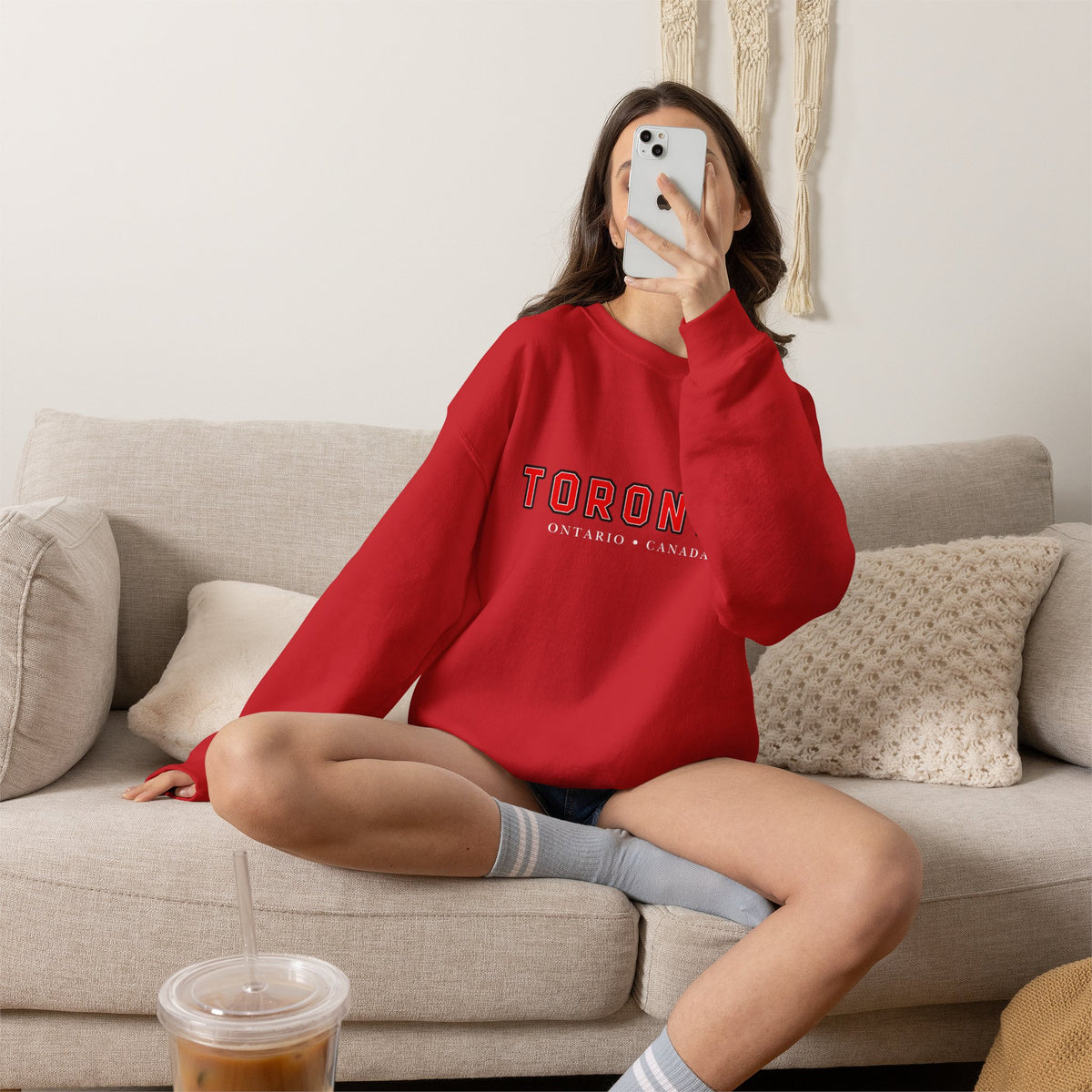 Toronto Canada Sweatshirt Premium Design SKIALFA Unisex