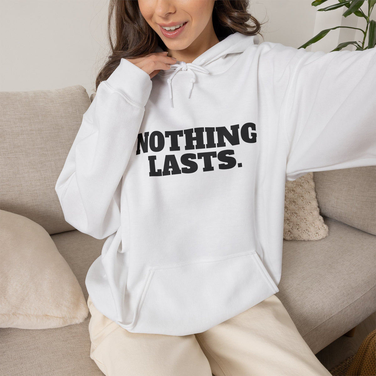 NOTHING LASTS Hoodie Premium Design SKIALFA Unisex