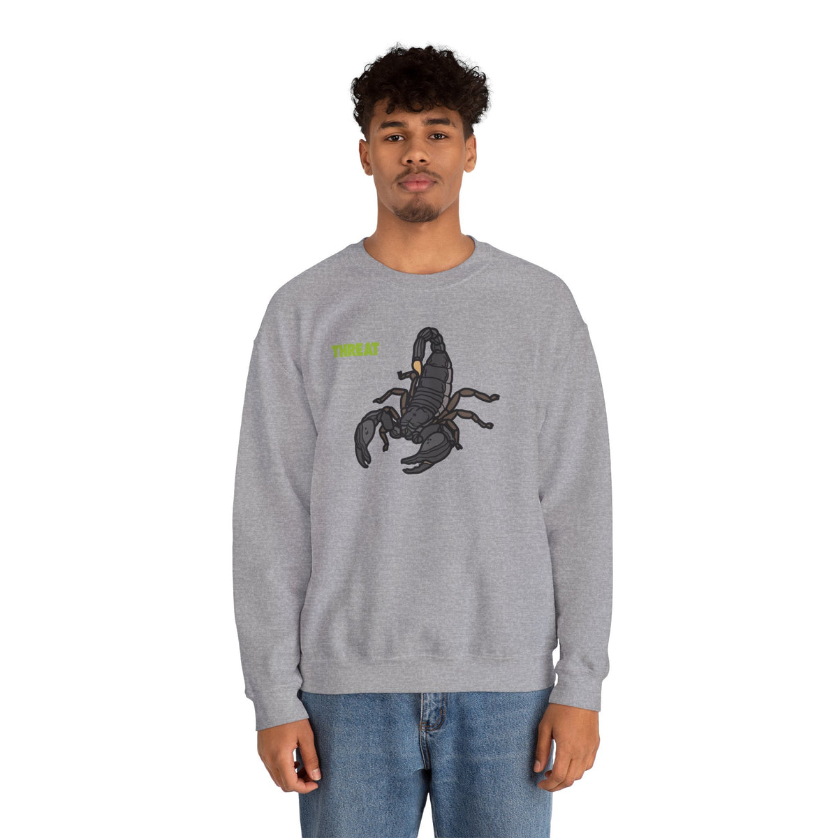 THREAT Scorpion Sweatshirt Premium Design SKIALFA Unisex