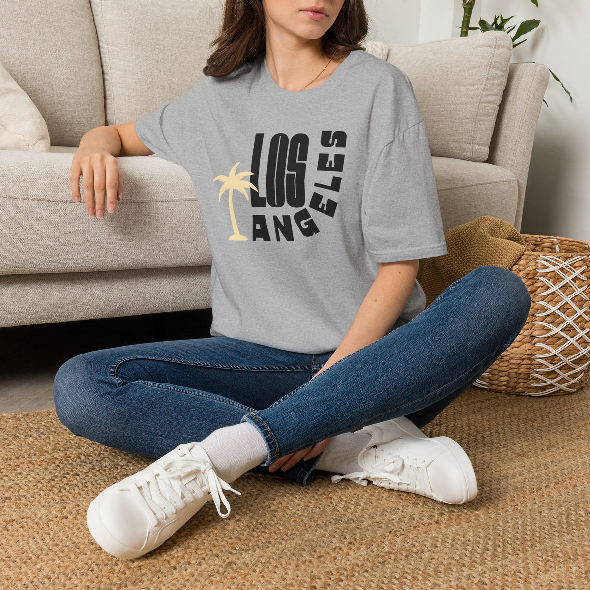 LOS ANGELES T-Shirt Premium Design SKIALFA Unisex