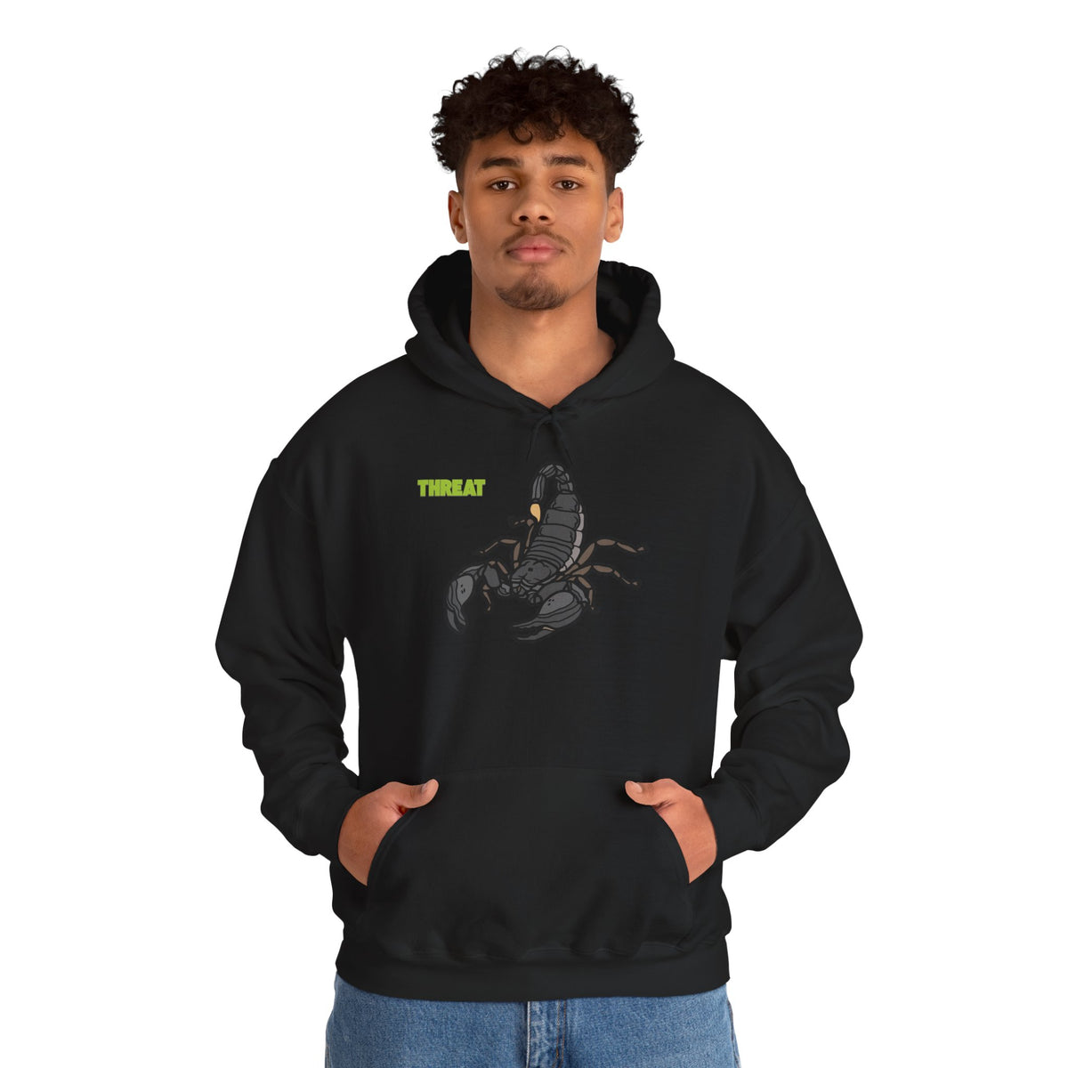 THREAT Scorpion Hoodie Premium Design SKIALFA Unisex
