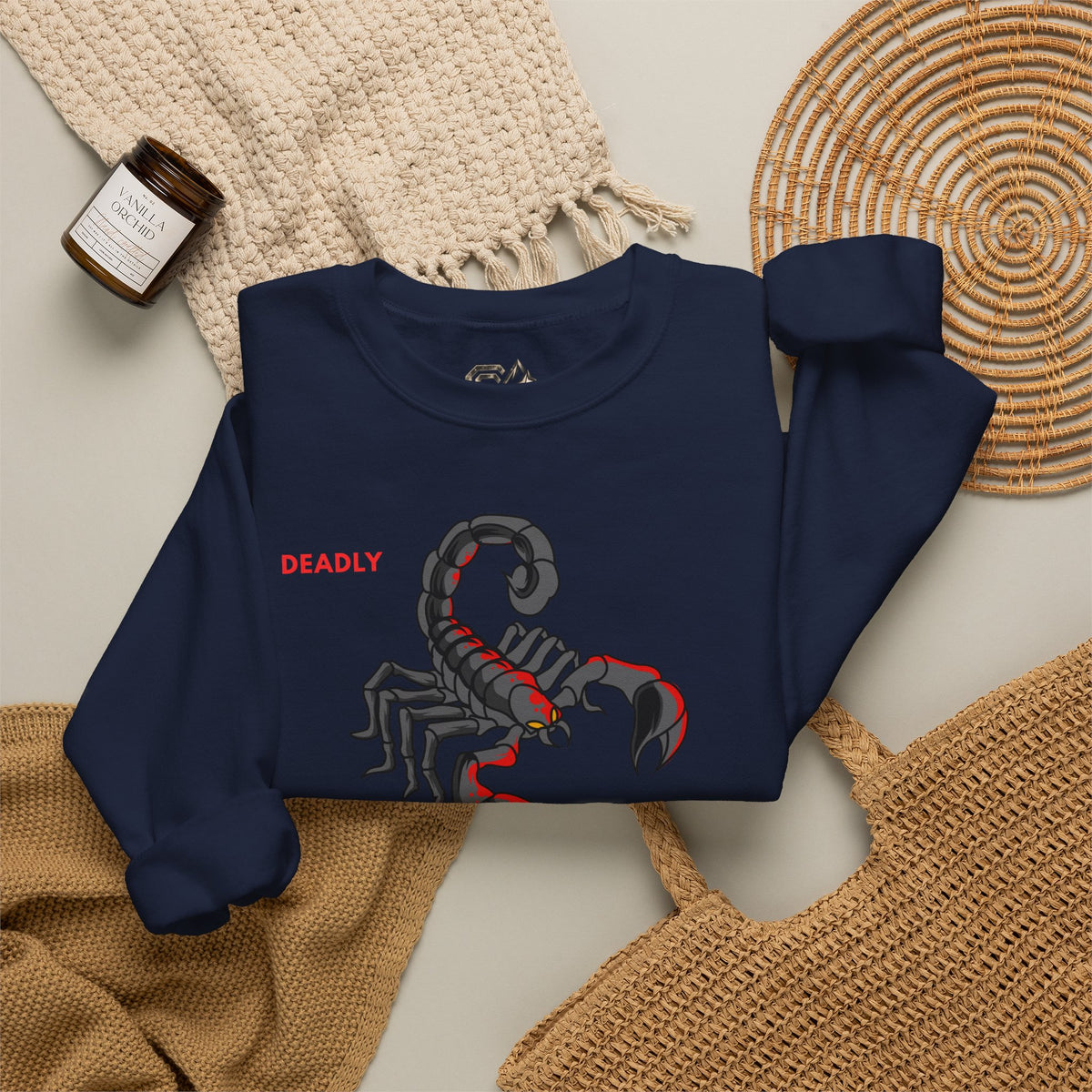 DEADLY Scorpion Sweatshirt Premium Design SKIALFA Unisex