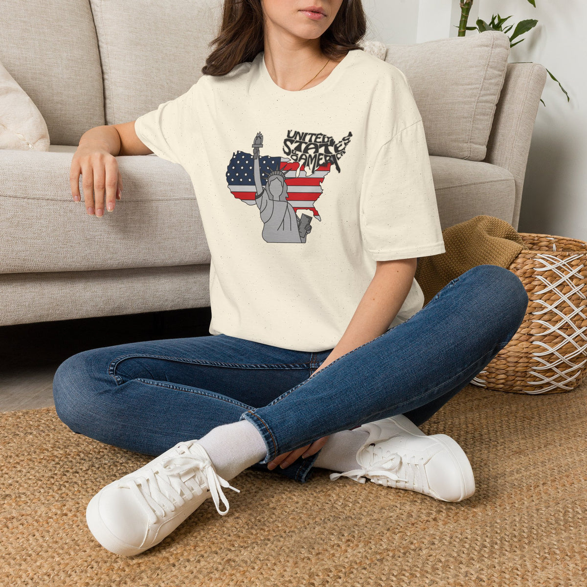 United States America T-Shirt Premium Design SKIALFA Unisex