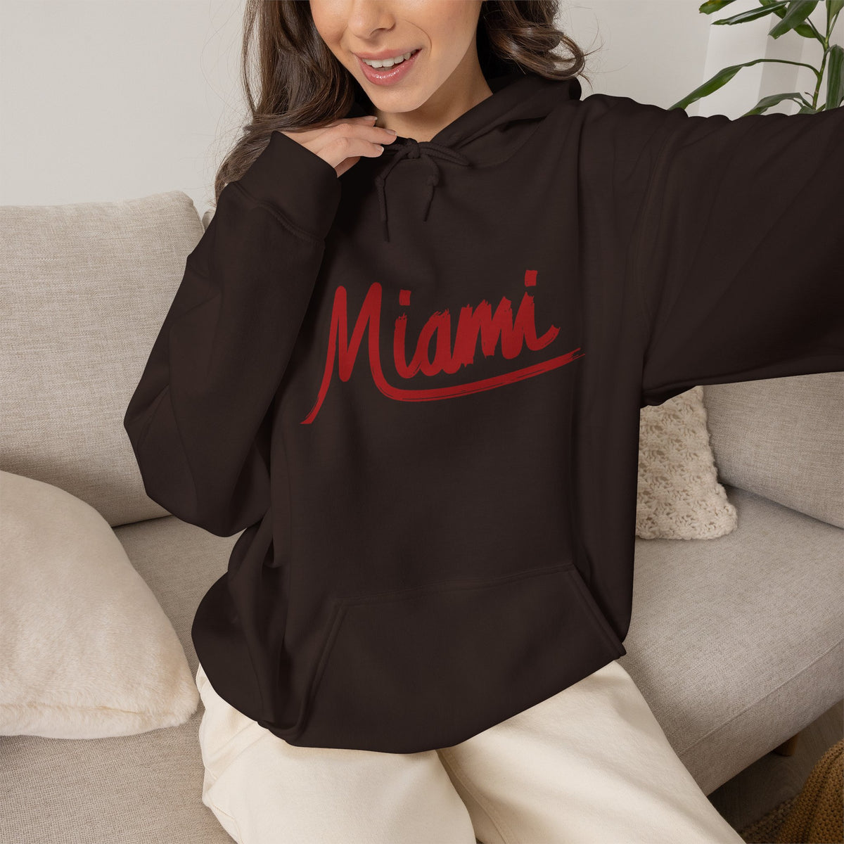 Miami Hoodie Premium Design SKIALFA Unisex