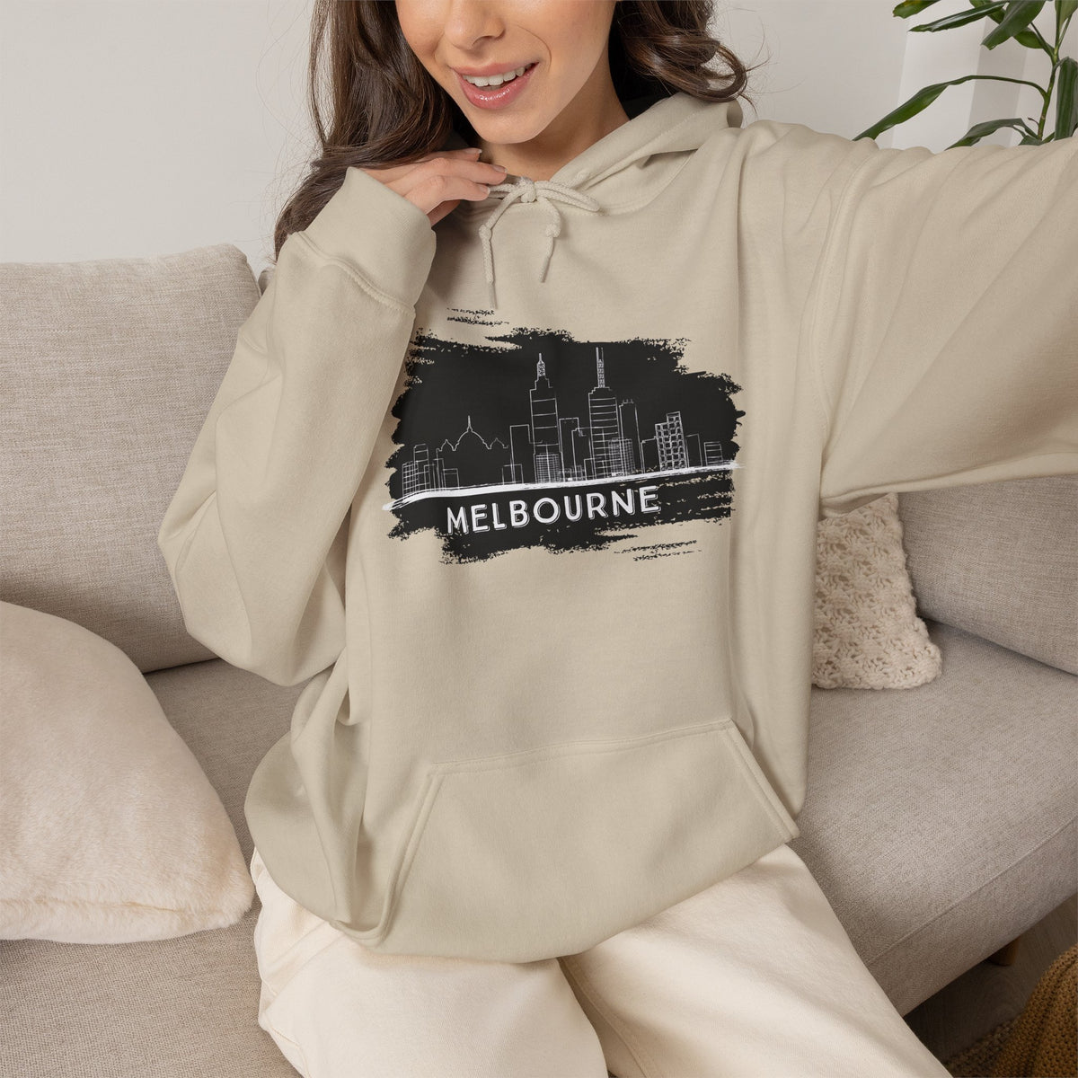 MELBOURNE Hoodie Premium Design SKIALFA Unisex