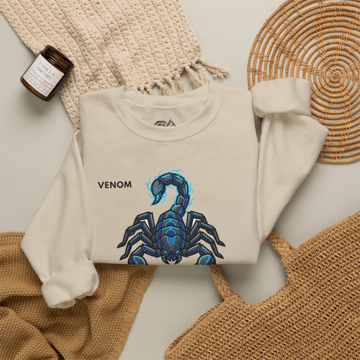 VENOM Scorpion Sweatshirt Premium Design SKIALFA Unisex
