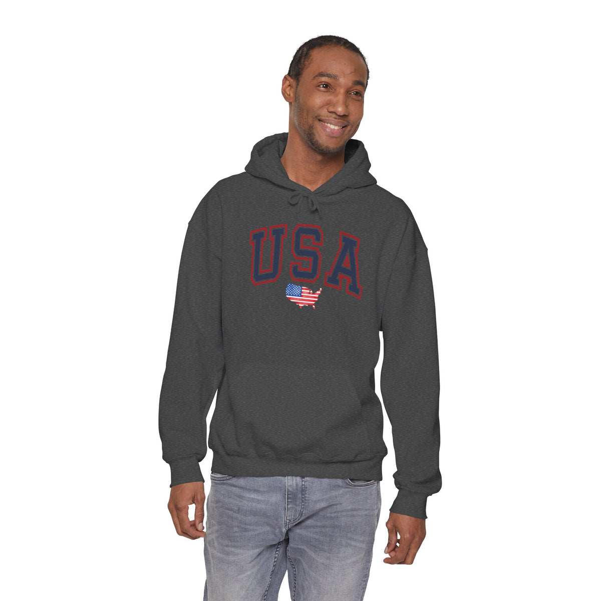 USA Hoodie Premium Design SKIALFA Unisex