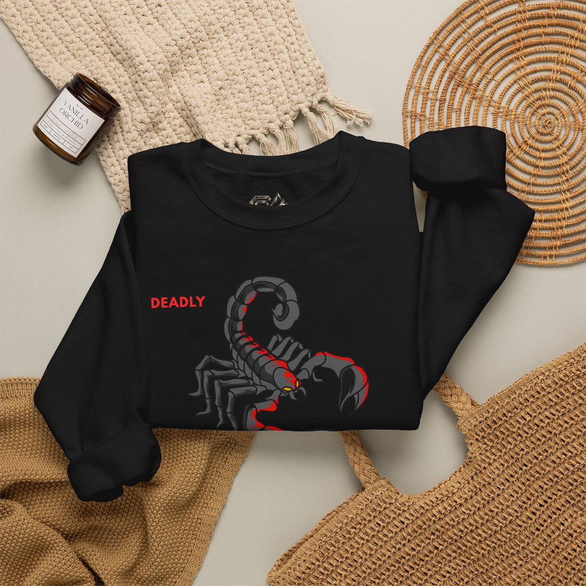 DEADLY Scorpion Sweatshirt Premium Design SKIALFA Unisex