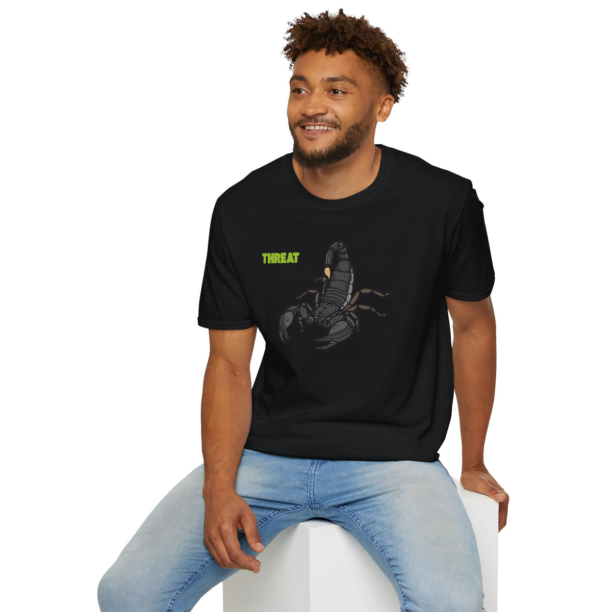 THREAT Scorpion T-Shirt Premium Design SKIALFA Unisex