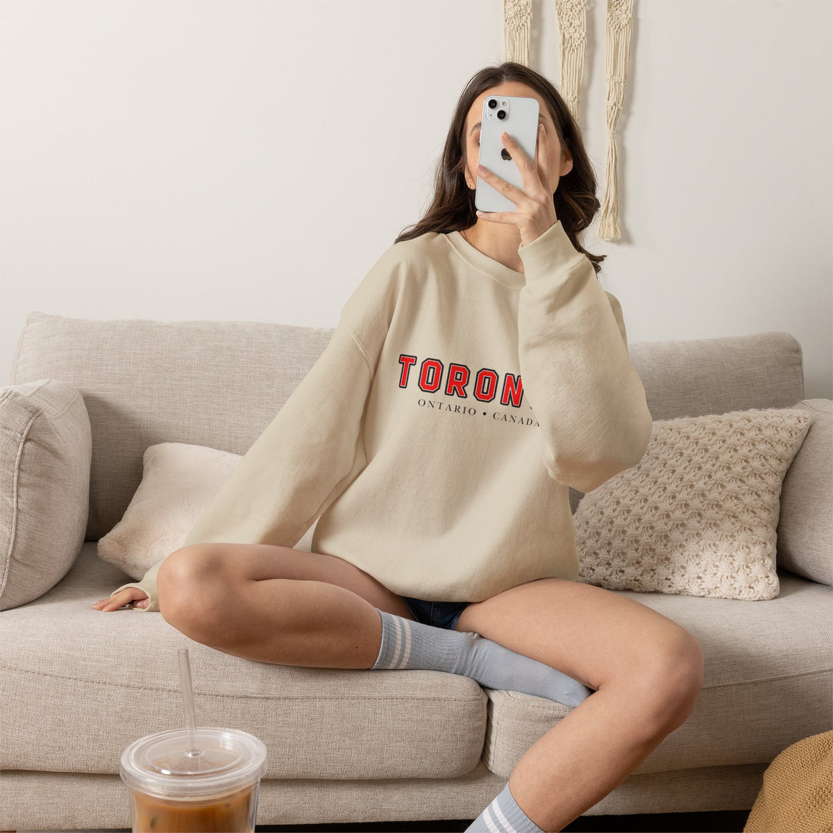 Toronto Canada Sweatshirt Premium Design SKIALFA Unisex