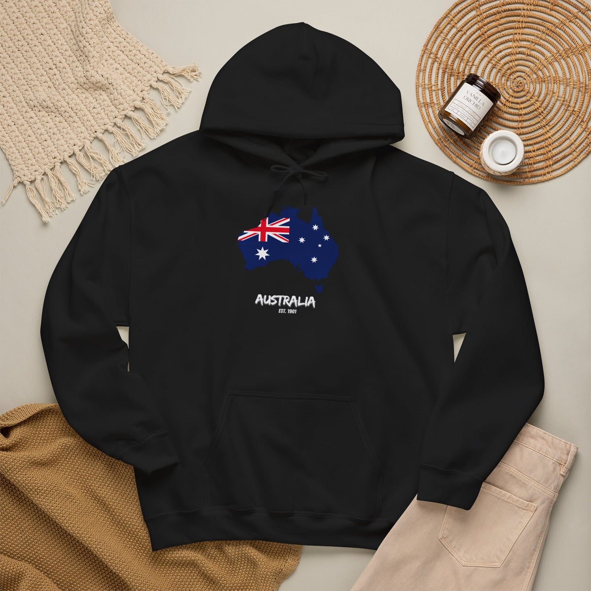 AUSTRALIA Hoodie Premium Design SKIALFA Unisex