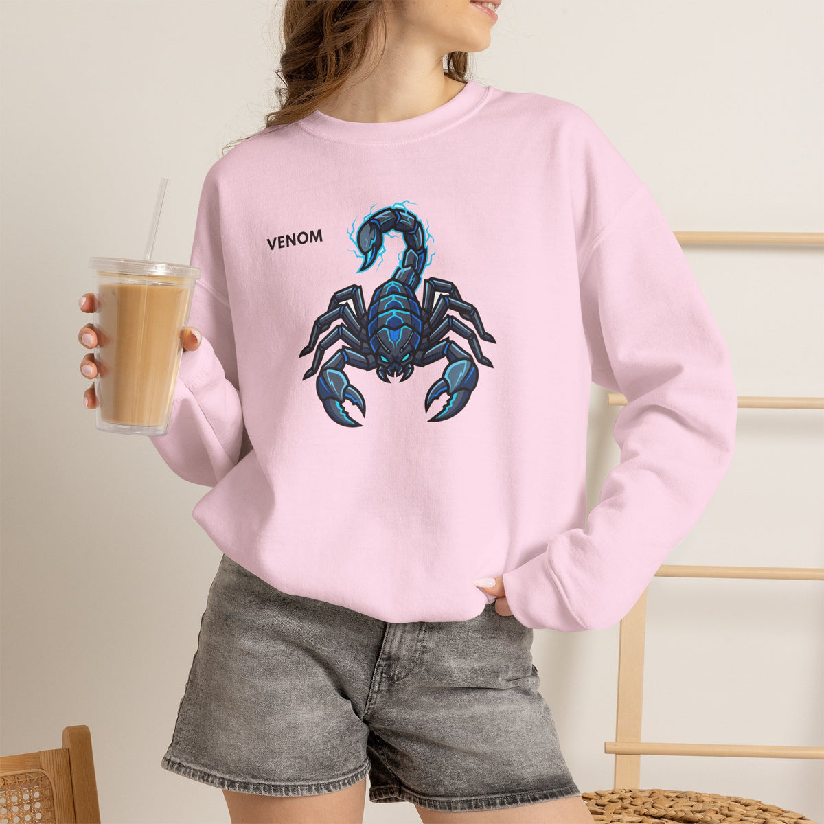 VENOM Scorpion Sweatshirt Premium Design SKIALFA Unisex