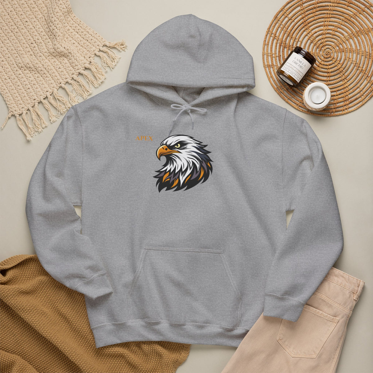 APEX Eagle Hoodie Premium Design SKIALFA Unisex
