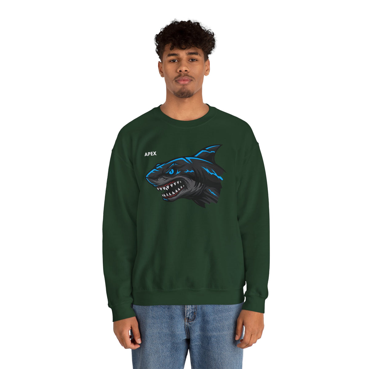 APEX Shark Sweatshirt Premium Design SKIALFA Unisex