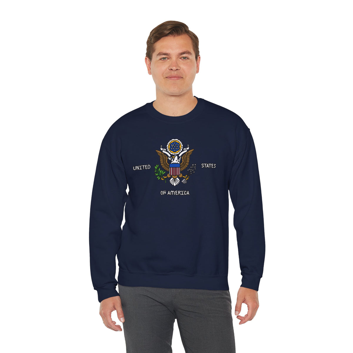 United States Sweatshirt Premium Design SKIALFA Unisex