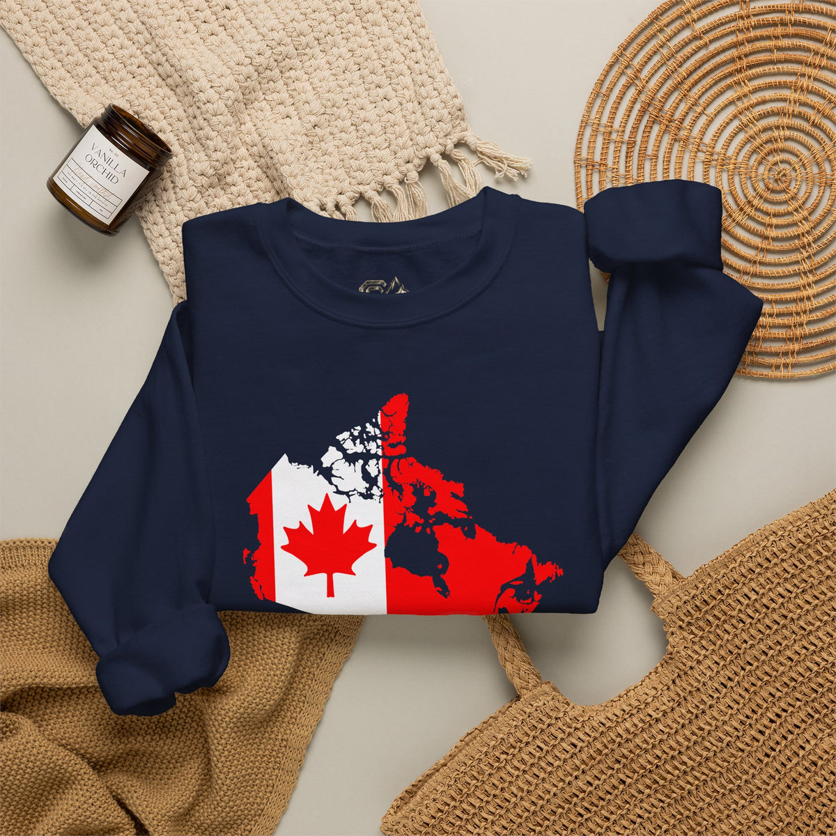 Canada Maple Sweatshirt Premium Design SKIALFA Unisex