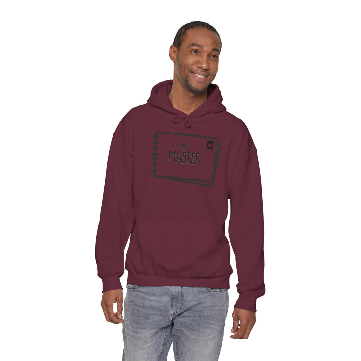 NO MASTER Hoodie Premium Design SKIALFA Unisex