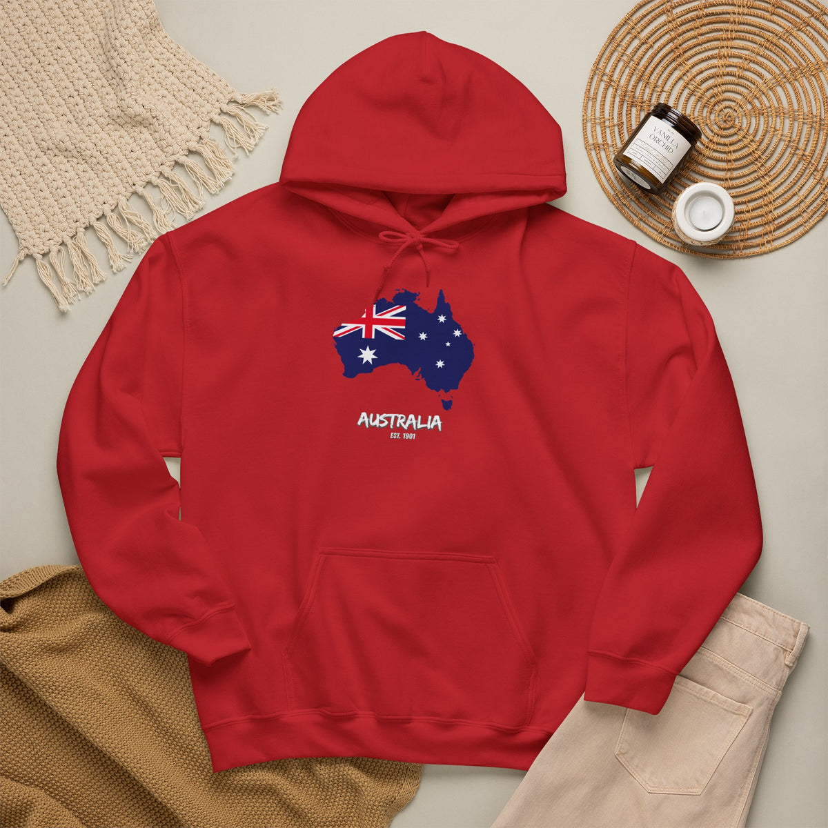 AUSTRALIA Hoodie Premium Design SKIALFA Unisex