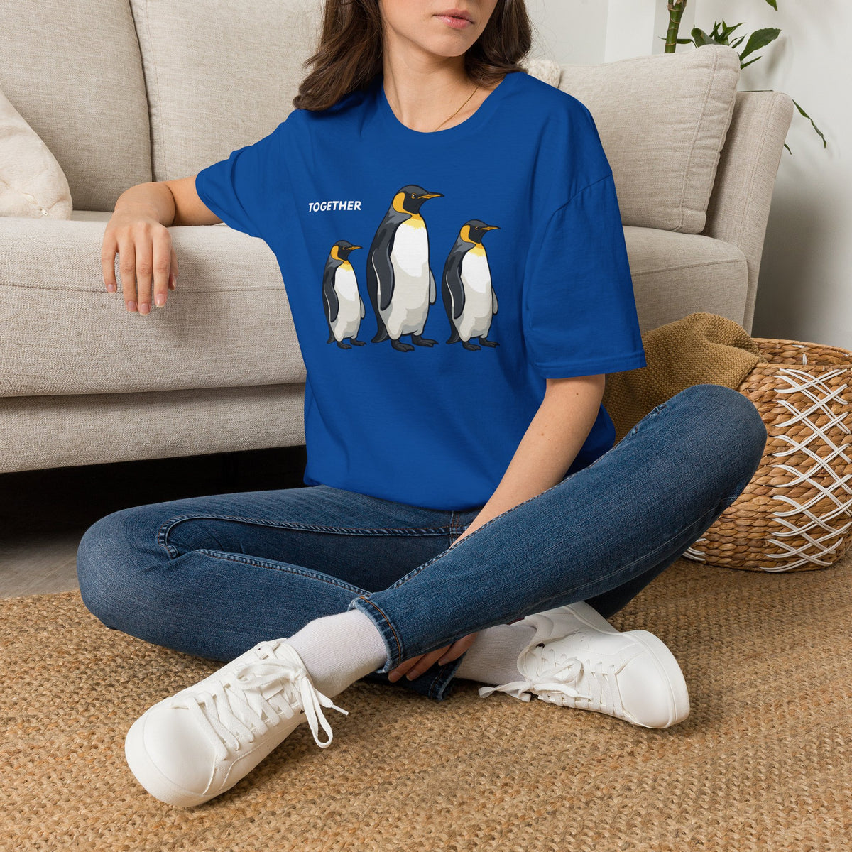 TOGETHER Penguin T-Shirt Premium Design Unisex