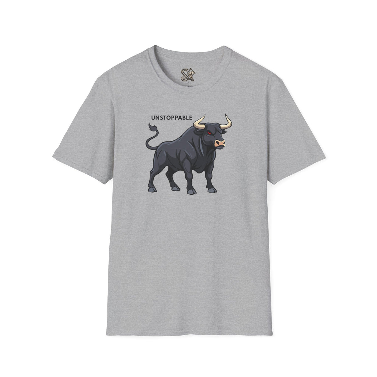 UNSTOPPABLE Bull T-Shirt Premium Design SKIALFA Unisex
