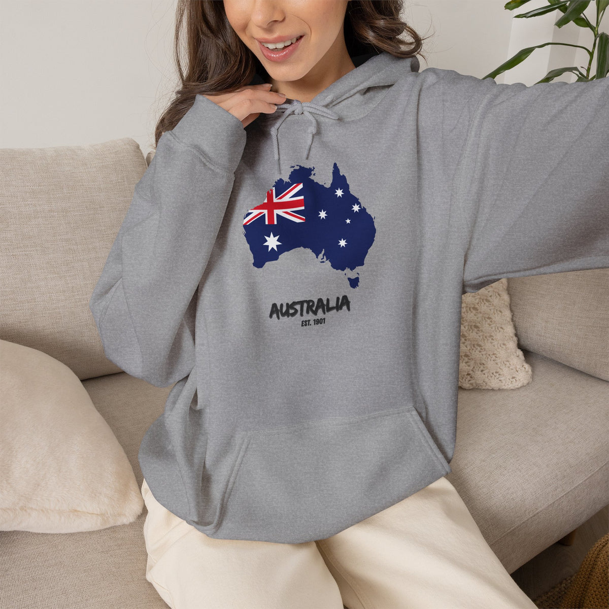AUSTRALIA Hoodie Premium Design SKIALFA Unisex