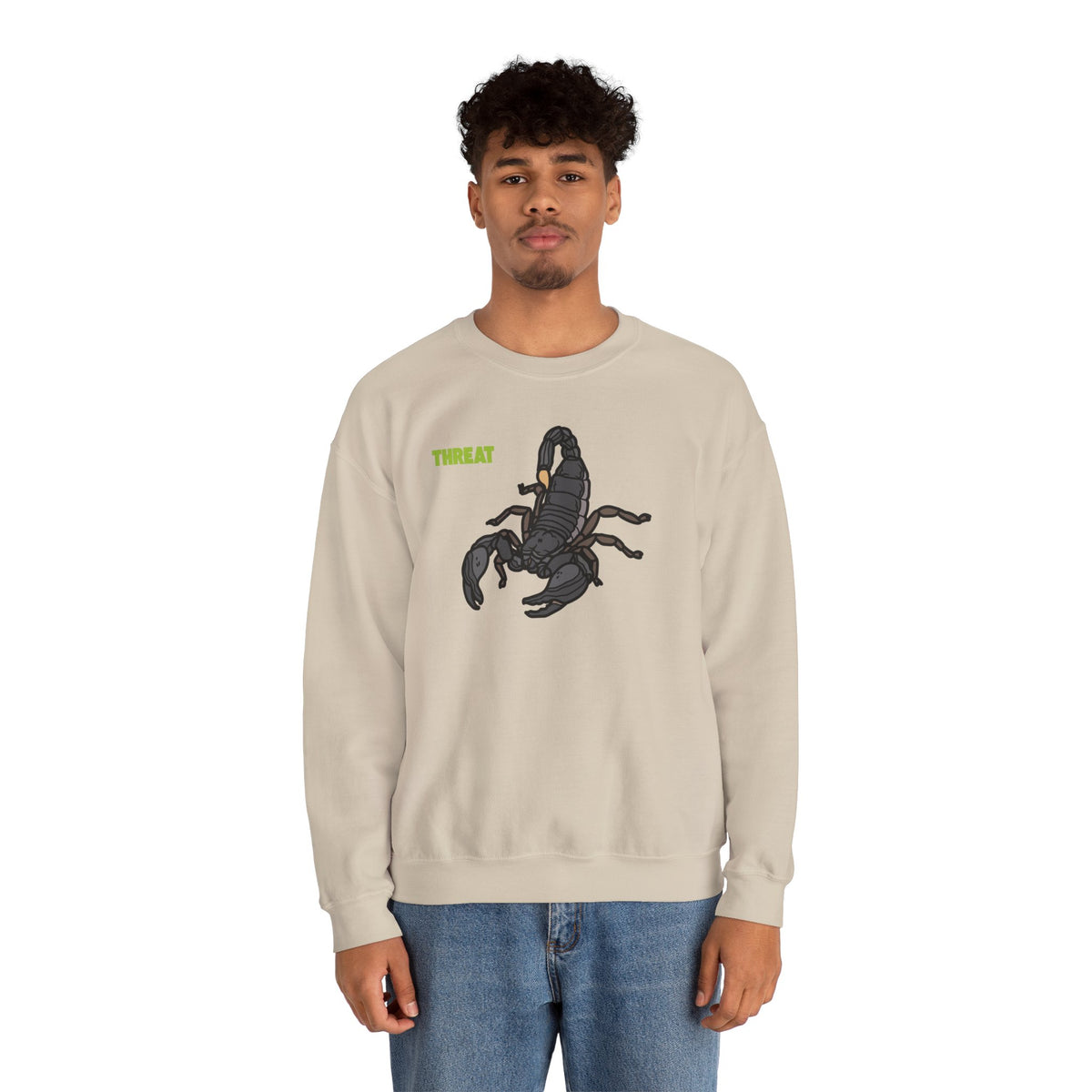 THREAT Scorpion Sweatshirt Premium Design SKIALFA Unisex