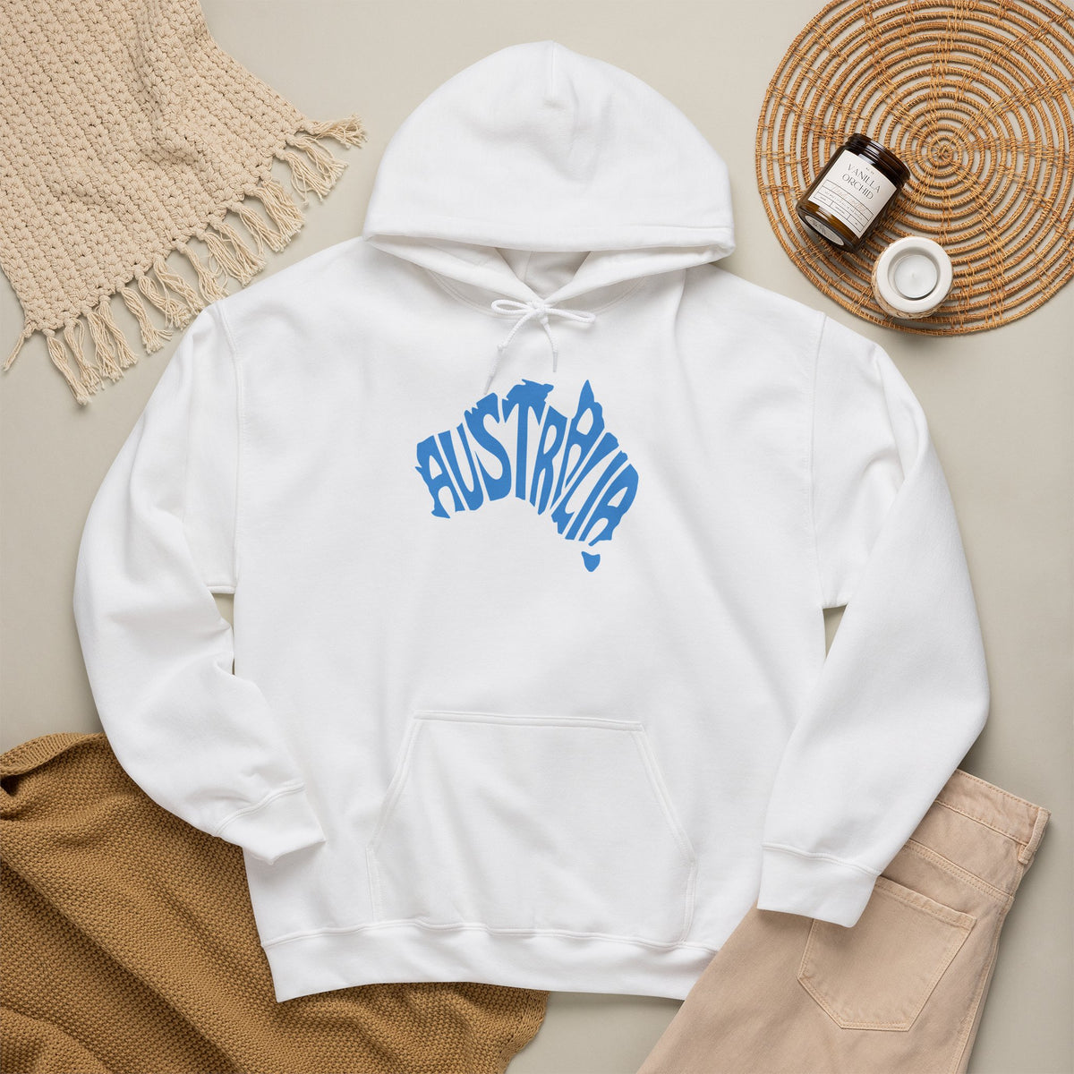 AUSTRALIA Hoodies Premium Design SKIALFA Unisex