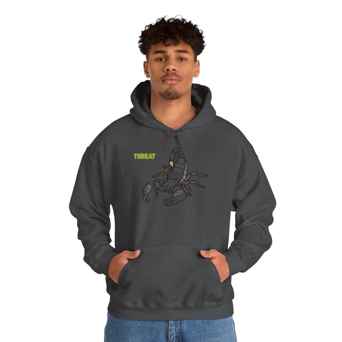 THREAT Scorpion Hoodie Premium Design SKIALFA Unisex