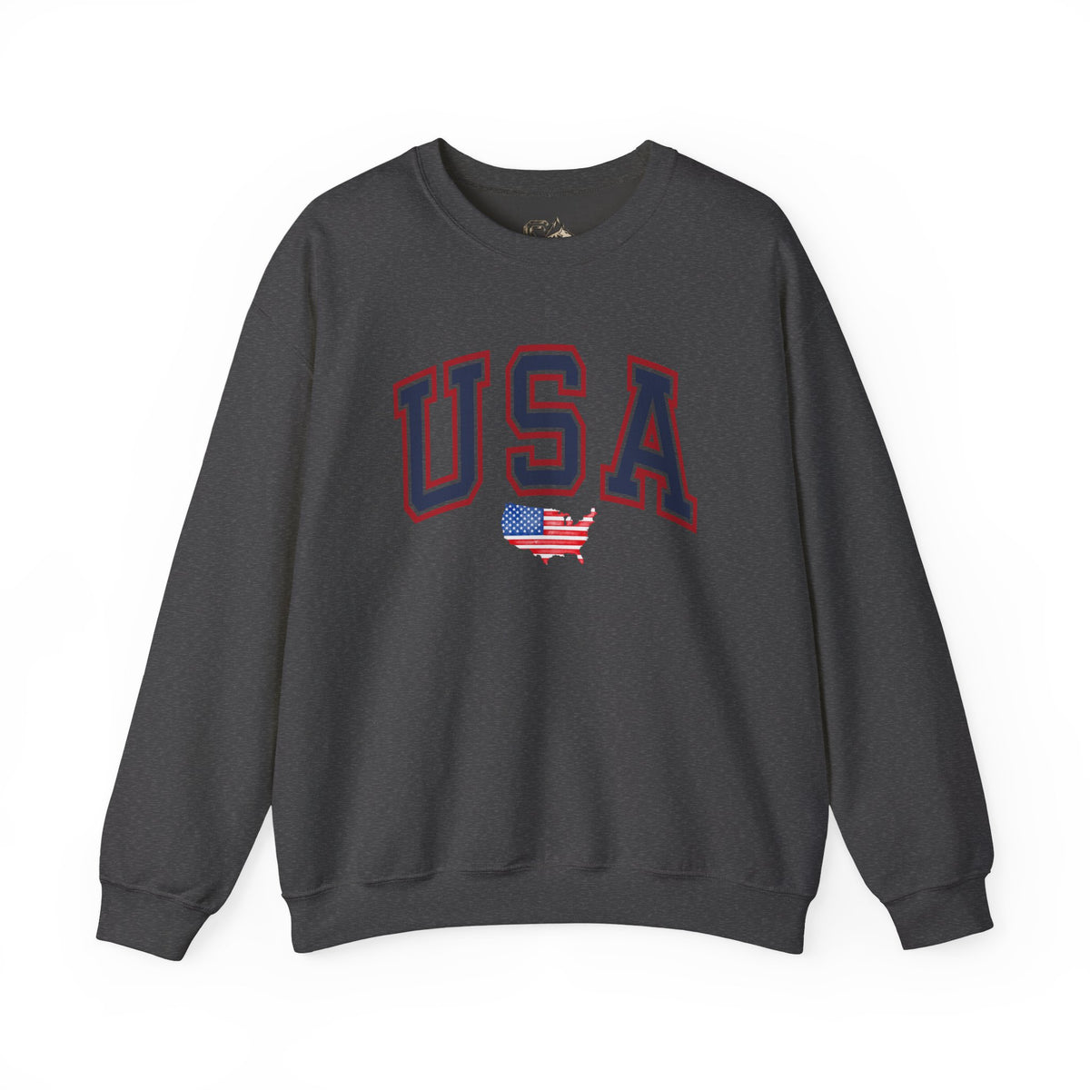 USA Flag Sweatshirt Premium Design SKIALFA Unisex