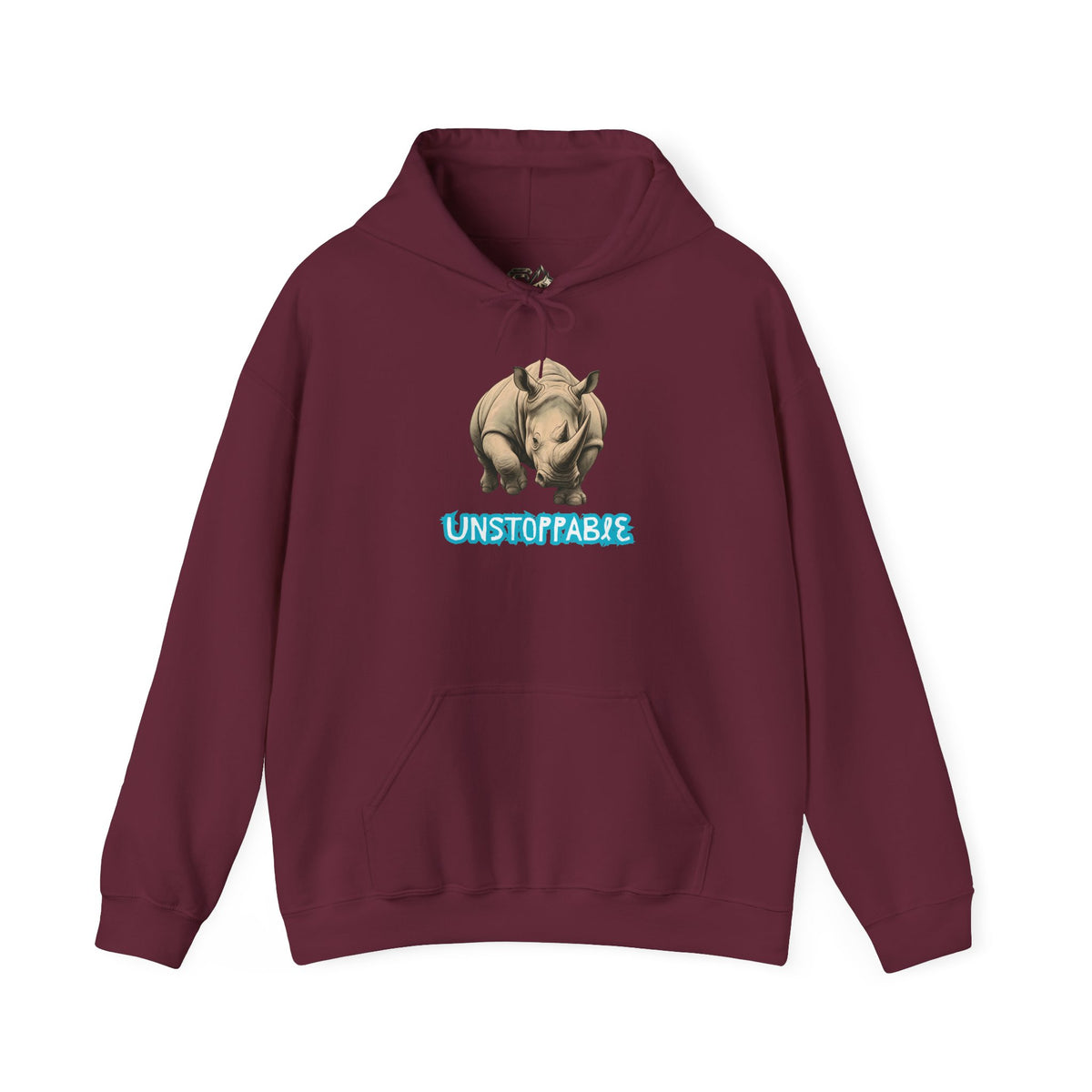 UNSTOPPABLE Rhino Hoodie Premium Design SKIALFA Unisex