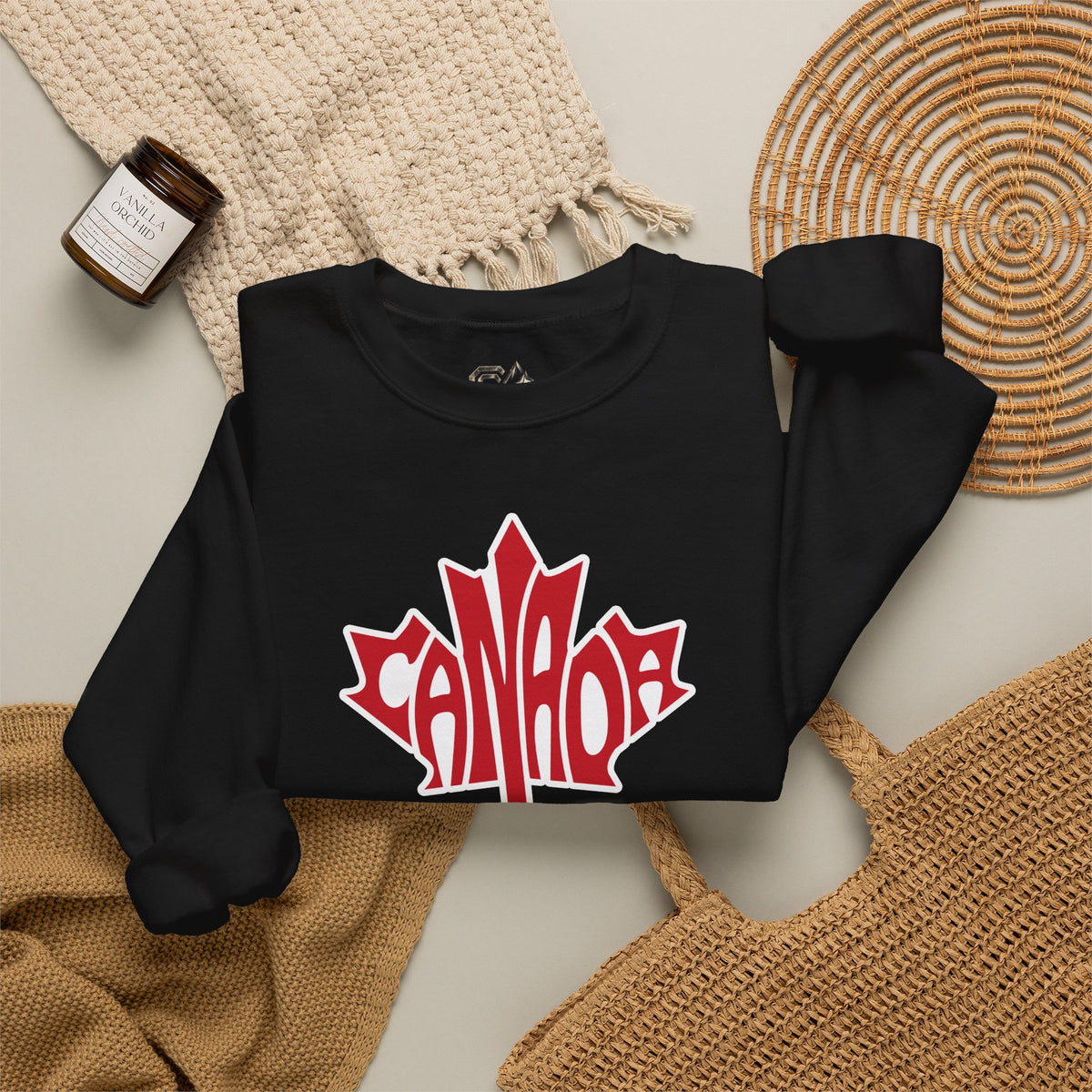 CANADA Leaf Sweatshirt Premium Design SKIALFA Unisex