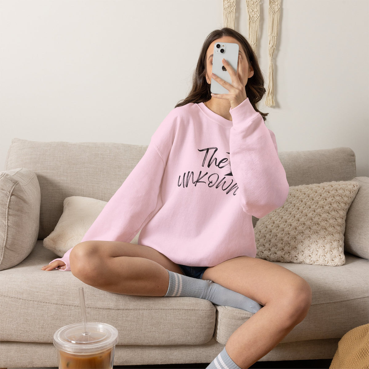 THE UNKOWN Sweatshirt Premium Design SKIALFA Unisex