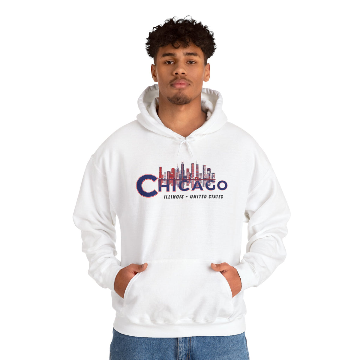 CHICAGO Hoodie Premium Design SKIALFA Unisex